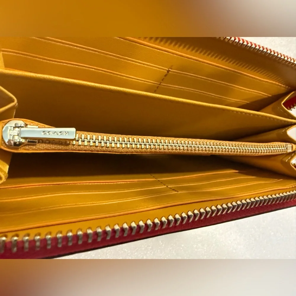 Coach x Disney x Keith Haring UFO Mickey Zip Around Accordion Wallet Wristlet - Picture 11 of 13